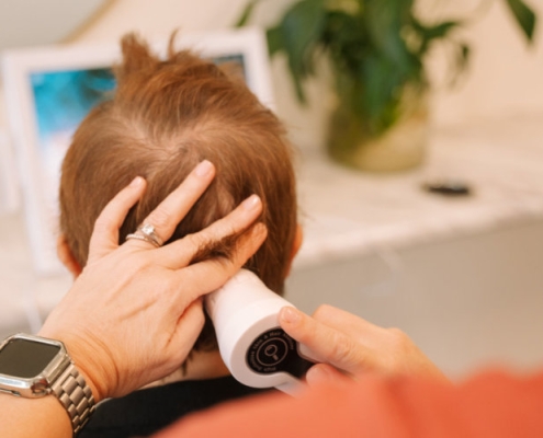 Female pattern hair loss (androgenetic alopecia) — trichology assessment Riverstone NSW