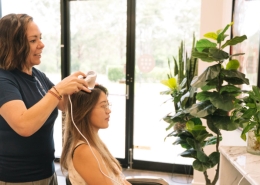 Traction alopecia hair loss caused by tight hairstyles