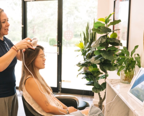 How long does hair loss last after having a baby